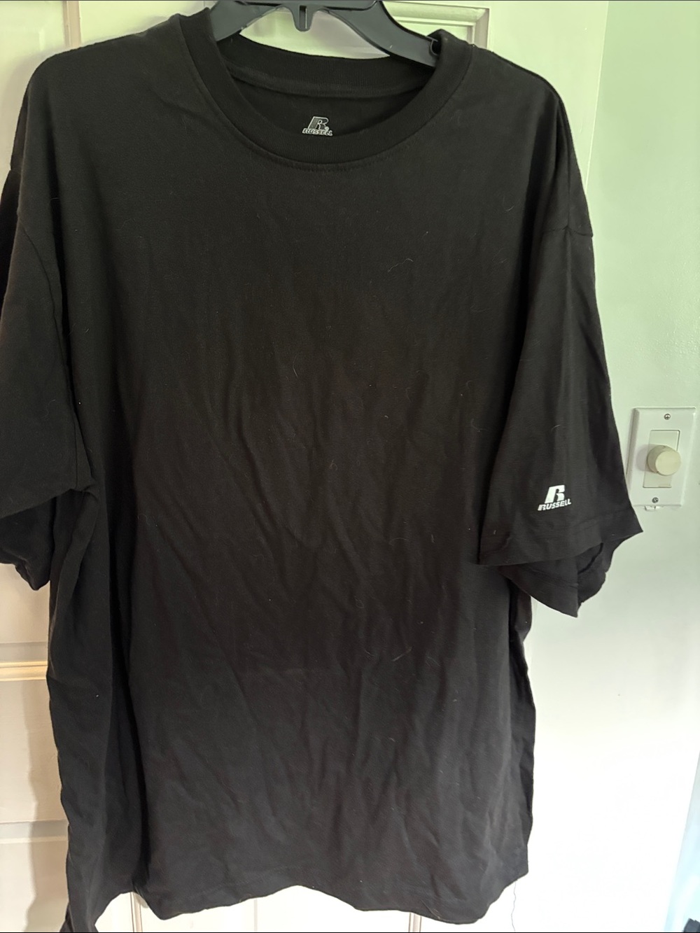 Russell Athletic Black Short Sleeve Crew Tee